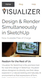 Mobile Screenshot of getvisualizer.com