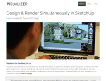 Tablet Screenshot of getvisualizer.com